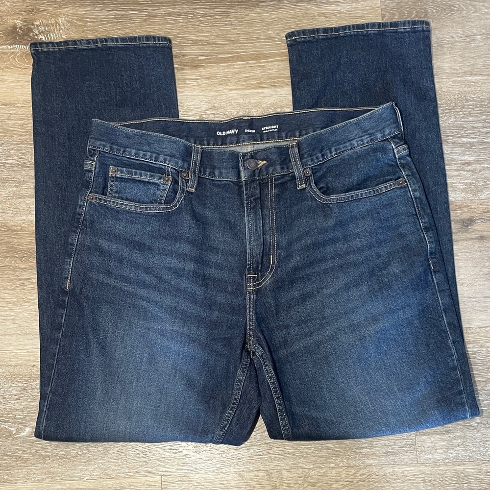 Old Navy Men's Deep Indigo Relaxed Jeans